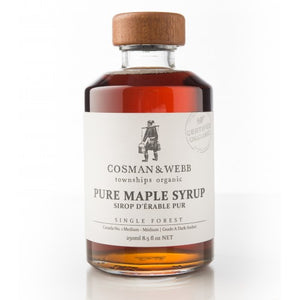 Cosman & Webb Organic Unblended Maple Syrup 250ml