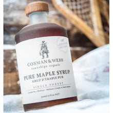 Load image into Gallery viewer, Cosman &amp; Webb Organic Unblended Maple Syrup 500 ml
